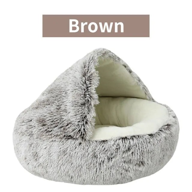 Soft Plush Pet Bed for Dogs & Cats