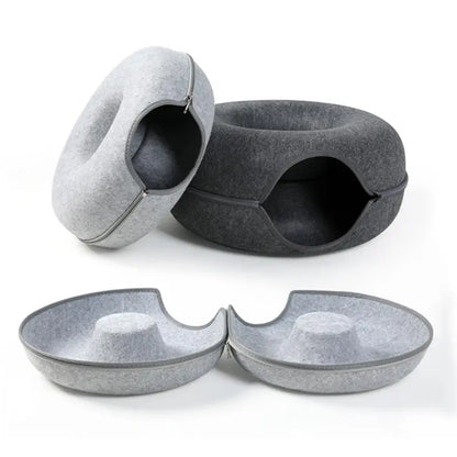 Calming Donut Cat Bed