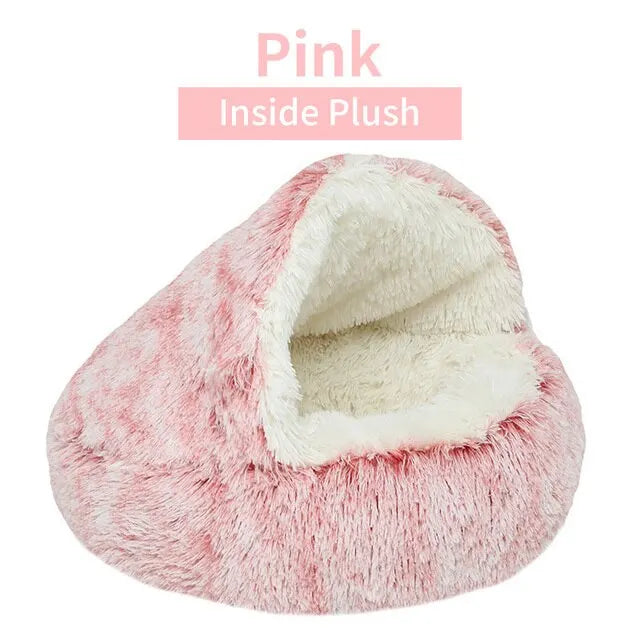 Soft Plush Pet Bed for Dogs & Cats