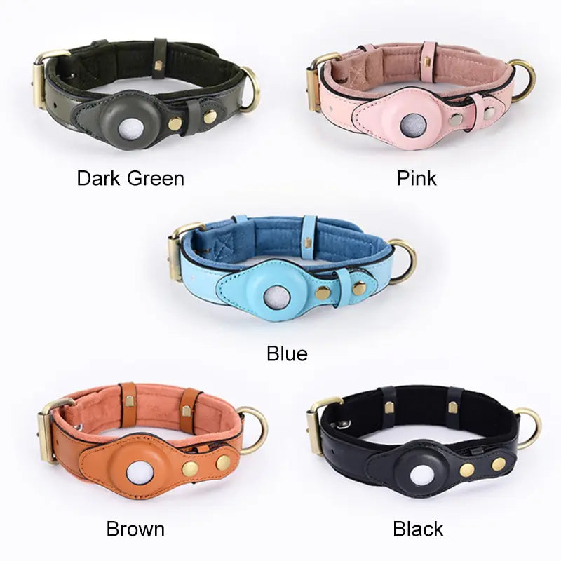 Premium Leather Anti-Lost Dog Collar