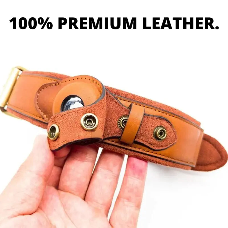 Premium Leather Anti-Lost Dog Collar