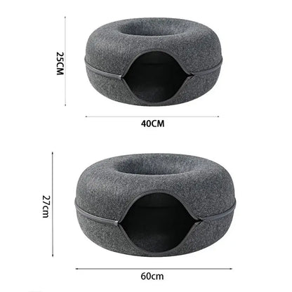 Calming Donut Cat Bed